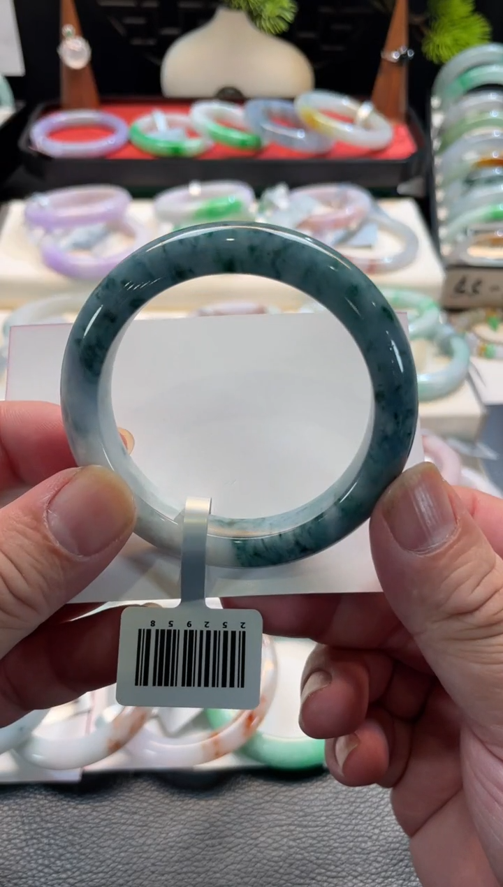 未镶嵌手镯翡翠92号链接 54正圈