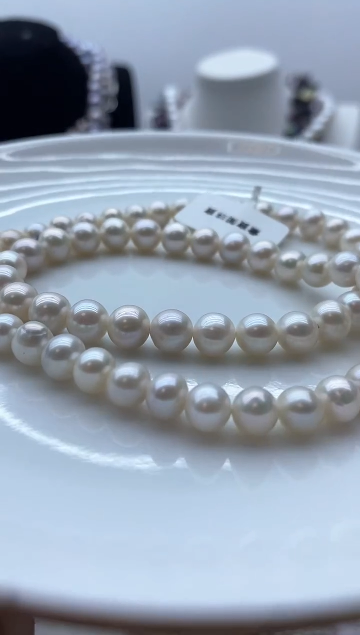 【闪购商品】淡水珍珠颈饰钛钢180