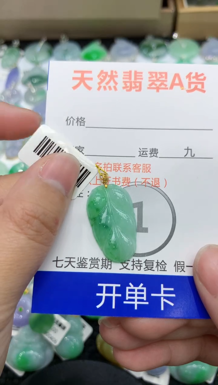 【闪购商品】翡翠颈饰18K金镶嵌111111111111