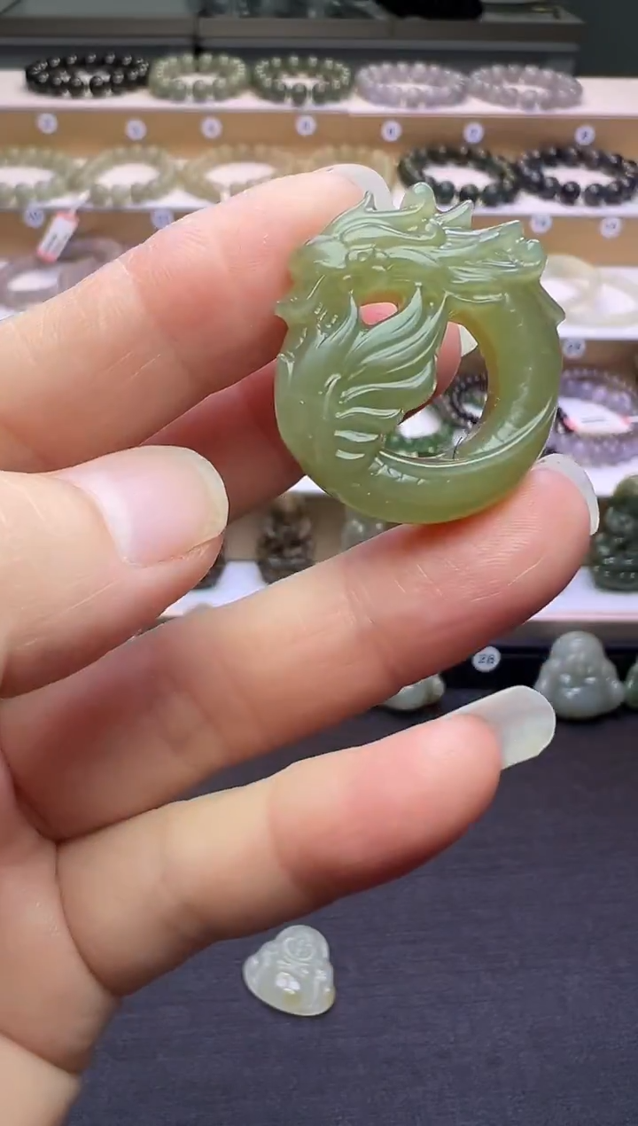 颈饰未镶嵌和田玉32号链接约卡30*30*10