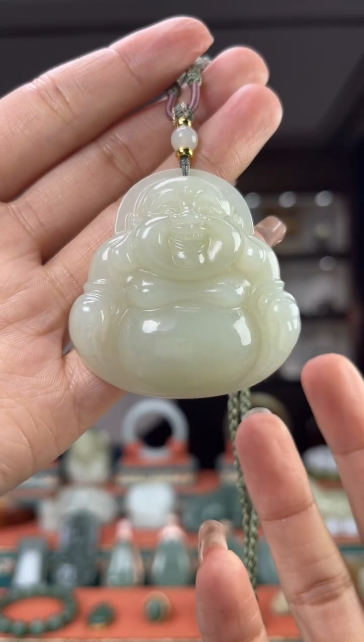 【闪购商品】和田玉颈饰未镶嵌佩佩50mm左右