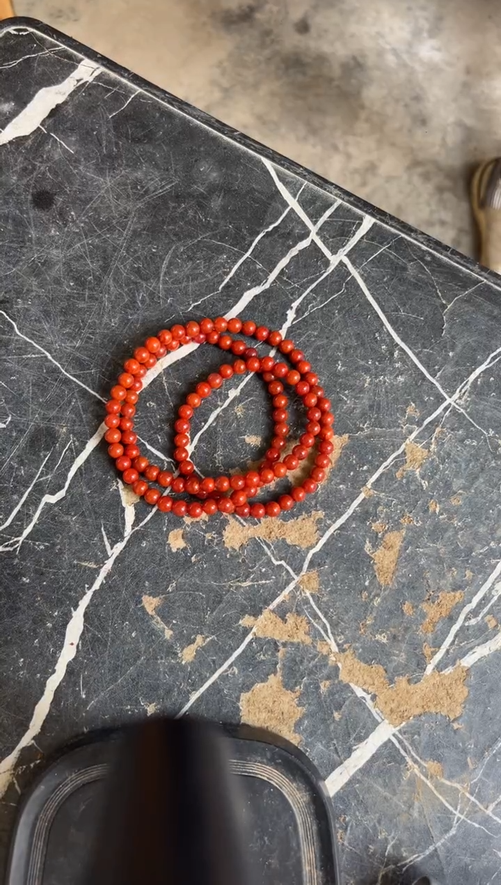 南红玛瑙手串未镶嵌母****程天然南红108颗长串拍6单99发1