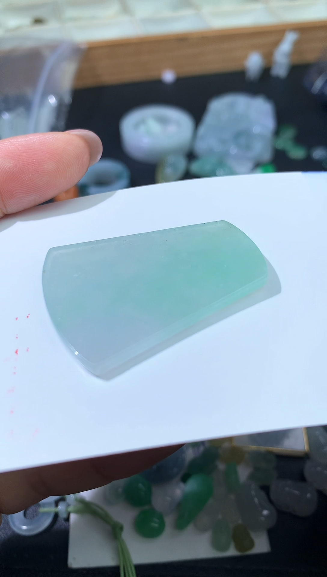 颈饰未镶嵌翡翠吊坠