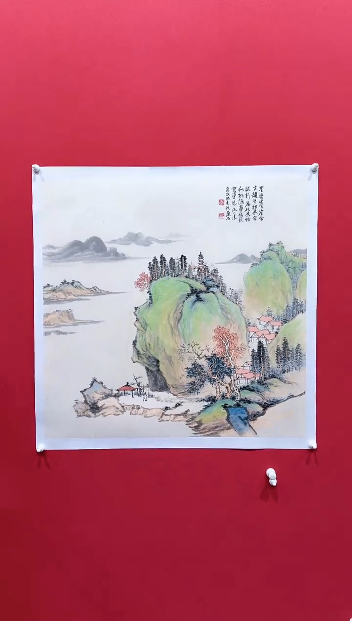 【闪购商品】国画李国民68*68........