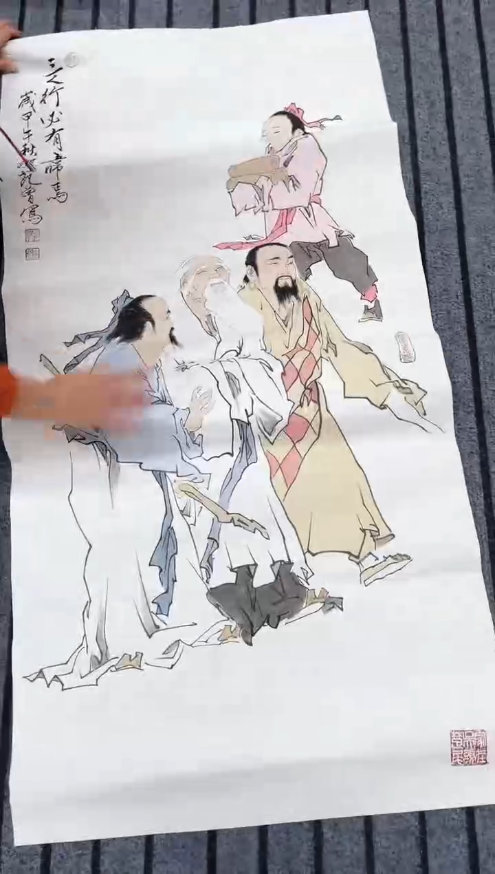 精品国画人物作品