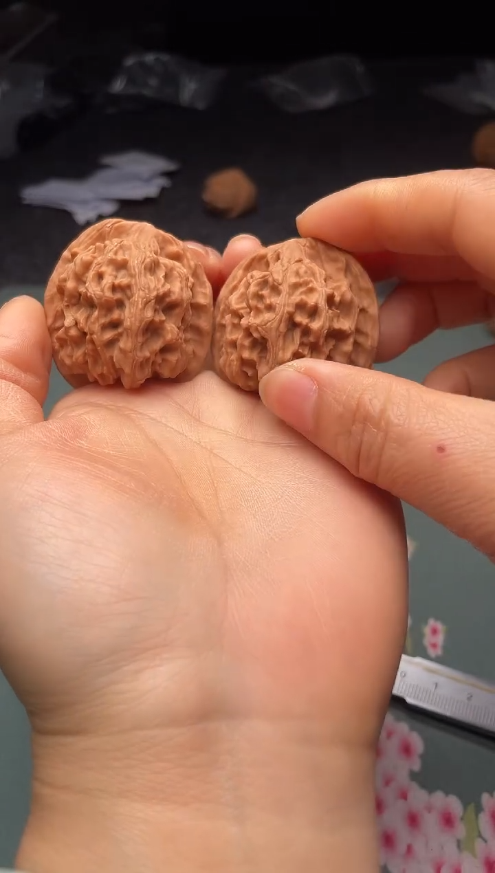 把件文玩核桃w321  天地 39尺