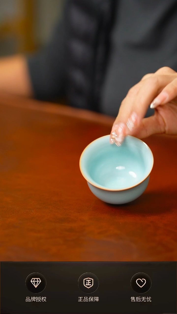 一级铜口小压手杯 礼盒