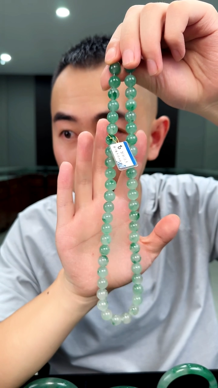 石英质玉银S925镶嵌颈饰卡10妈妈链