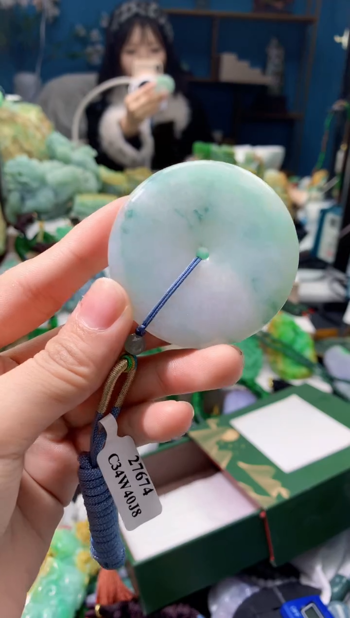 颈饰未镶嵌翡翠天然缅甸翡翠a货