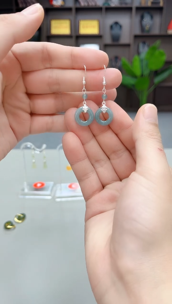 未镶嵌翡翠耳饰X34