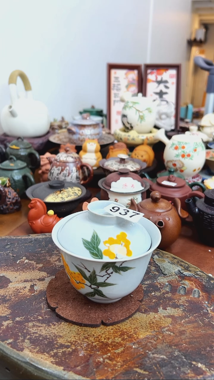   【茶瓷物语】草木灰盖碗937