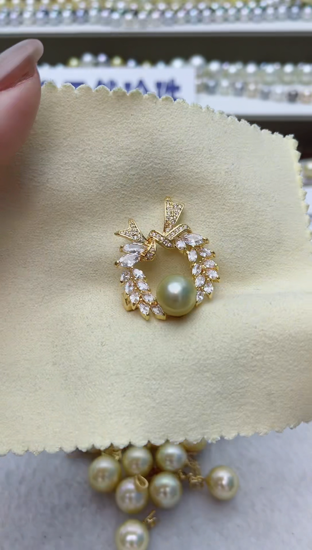 【闪购商品】海水珍珠胸饰未镶嵌A91