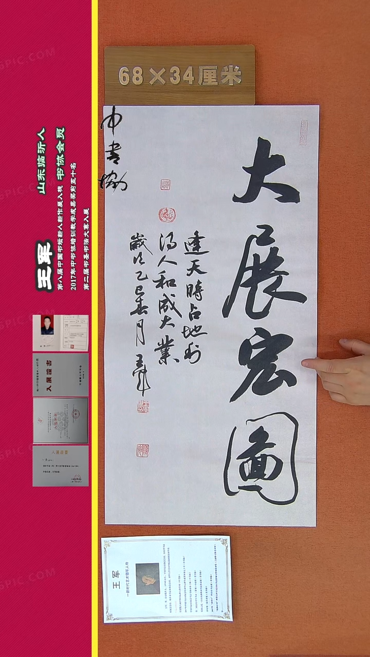 【闪购商品】书法249王军书法作品