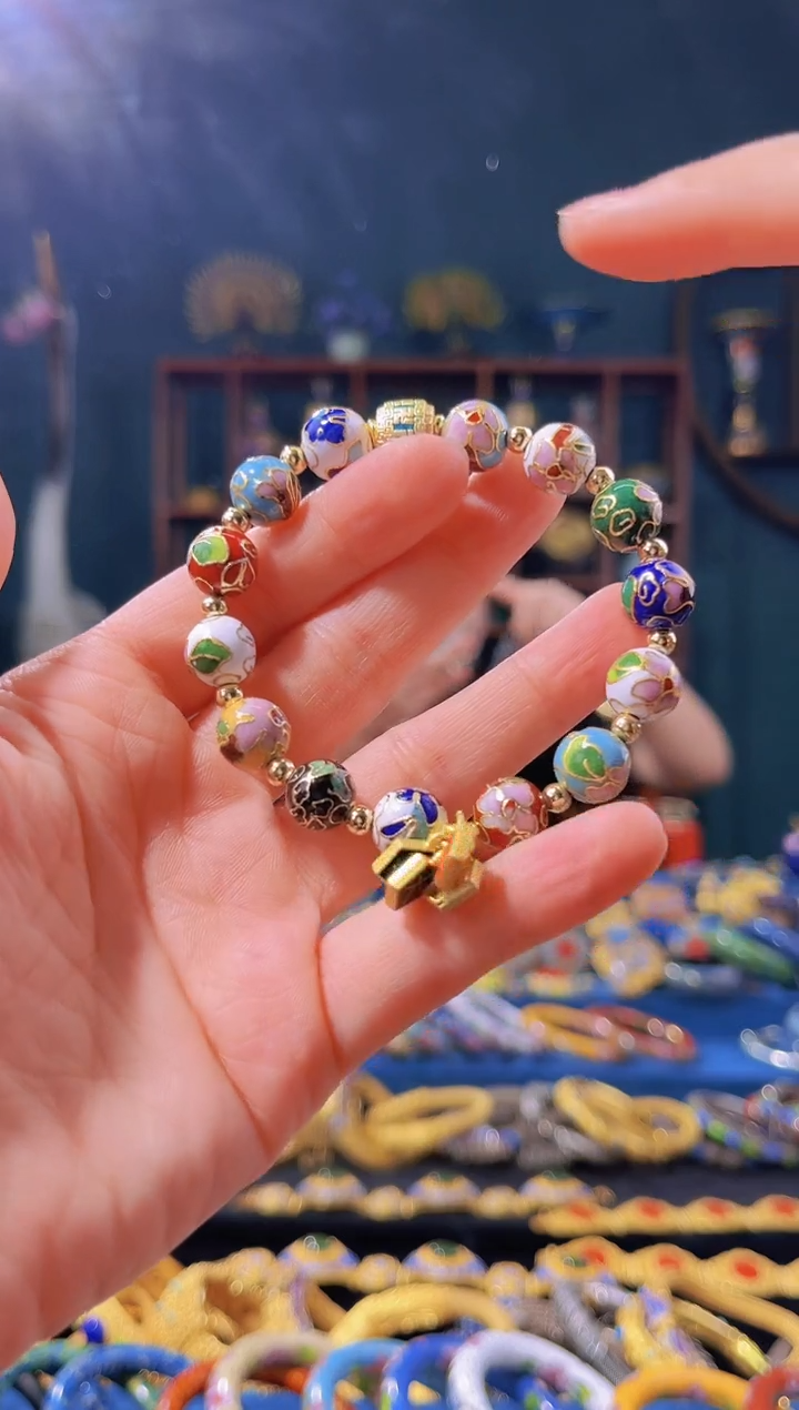 【闪购商品】非遗技艺景泰蓝手串