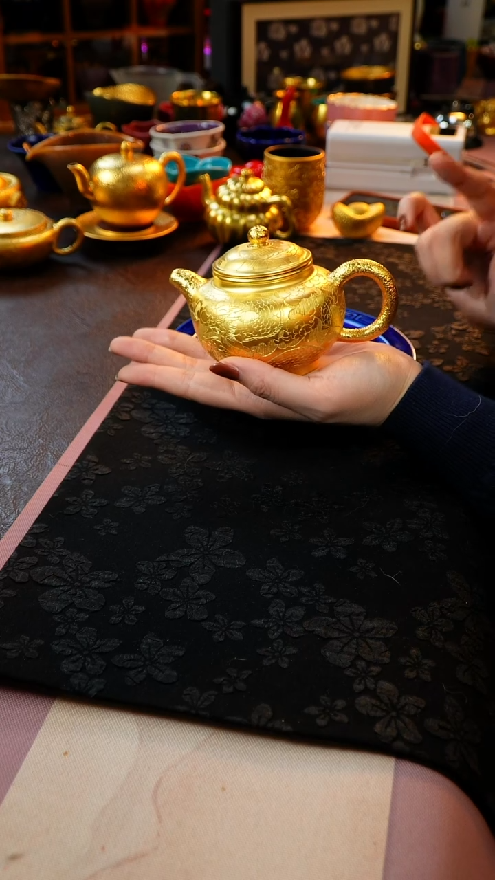 茶杯紫砂【宜景窑系列】金壶