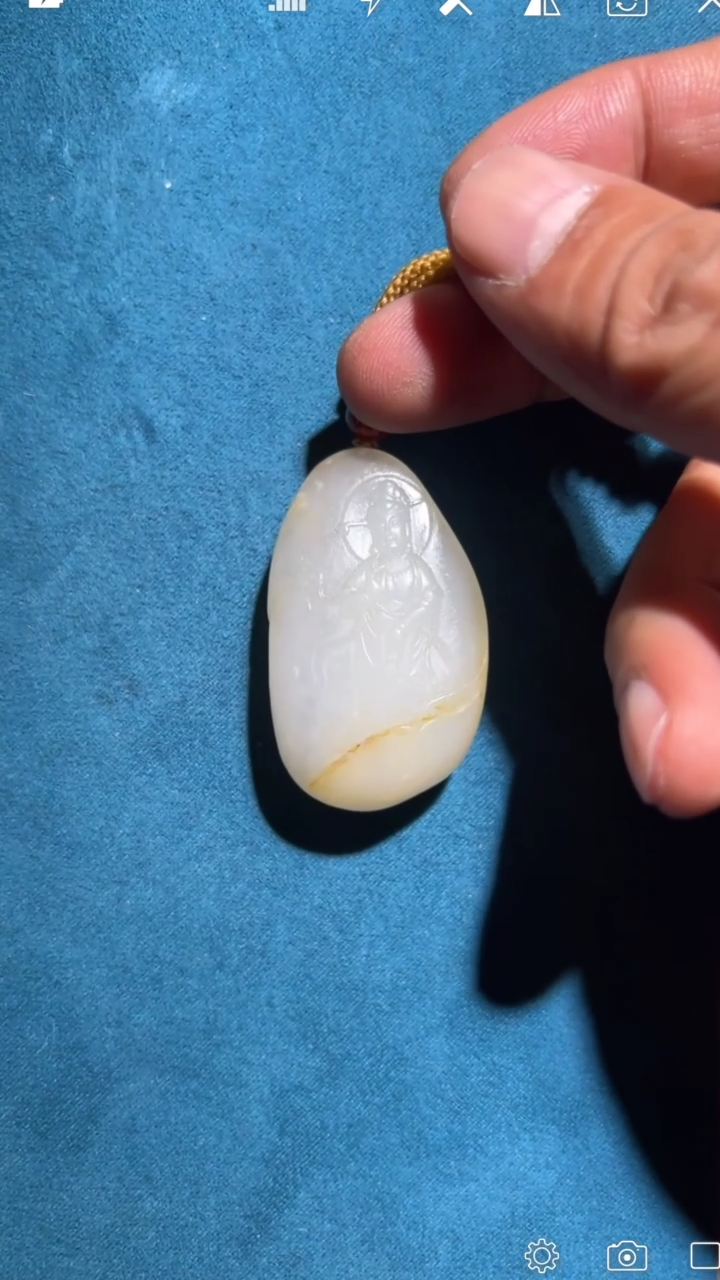 【闪购商品】和田玉MO未镶嵌观音吊坠