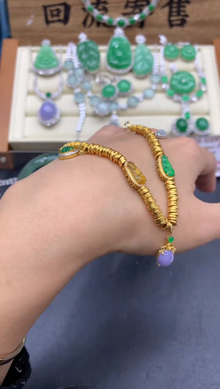 【闪购商品】翡翠手串未镶嵌565-中国好珍宝