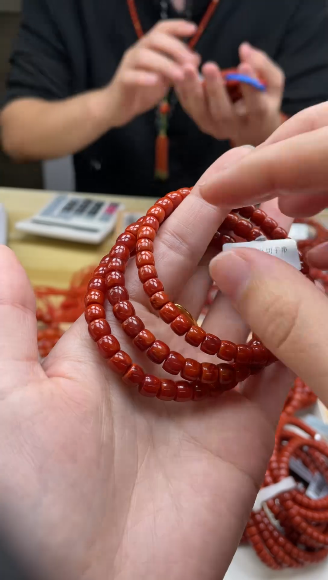 合金手串南红玛瑙直切火焰纹收藏级多样性发一