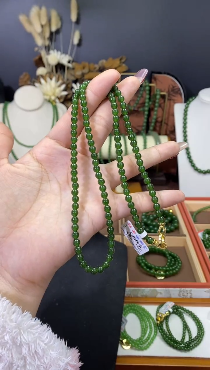 【闪购商品】和田玉（碧玉）颈饰未镶嵌5微矿