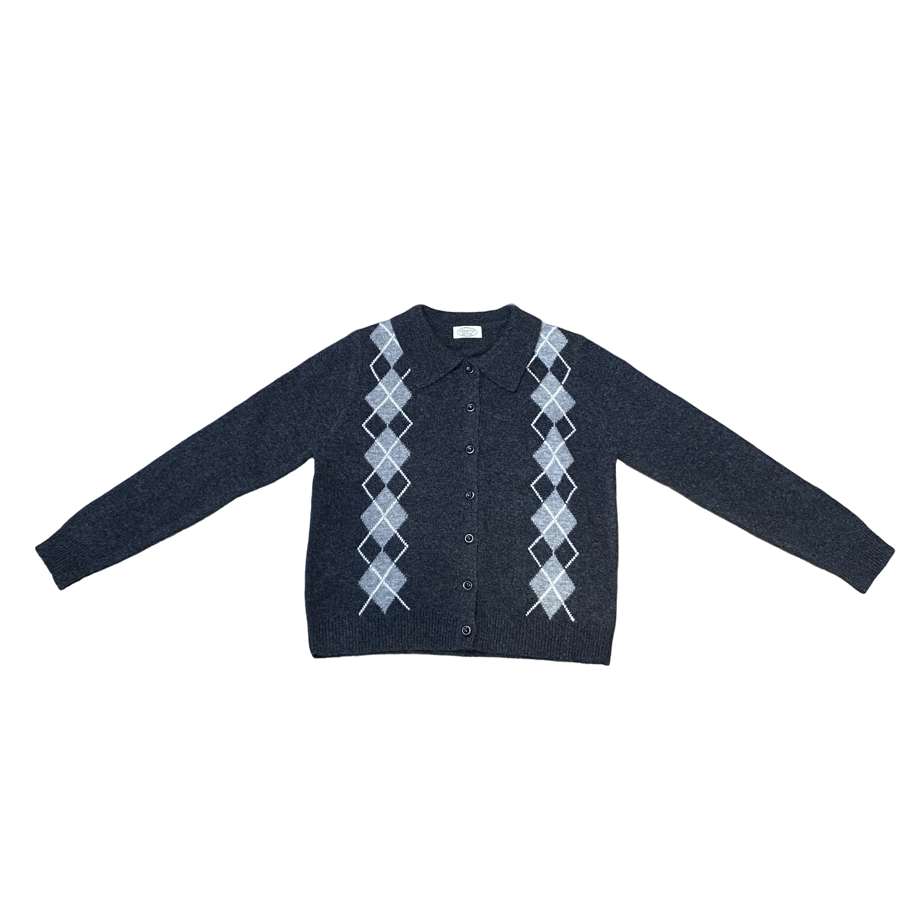 新款 翻领常规薄款圆领衫百搭秋季格纹时尚