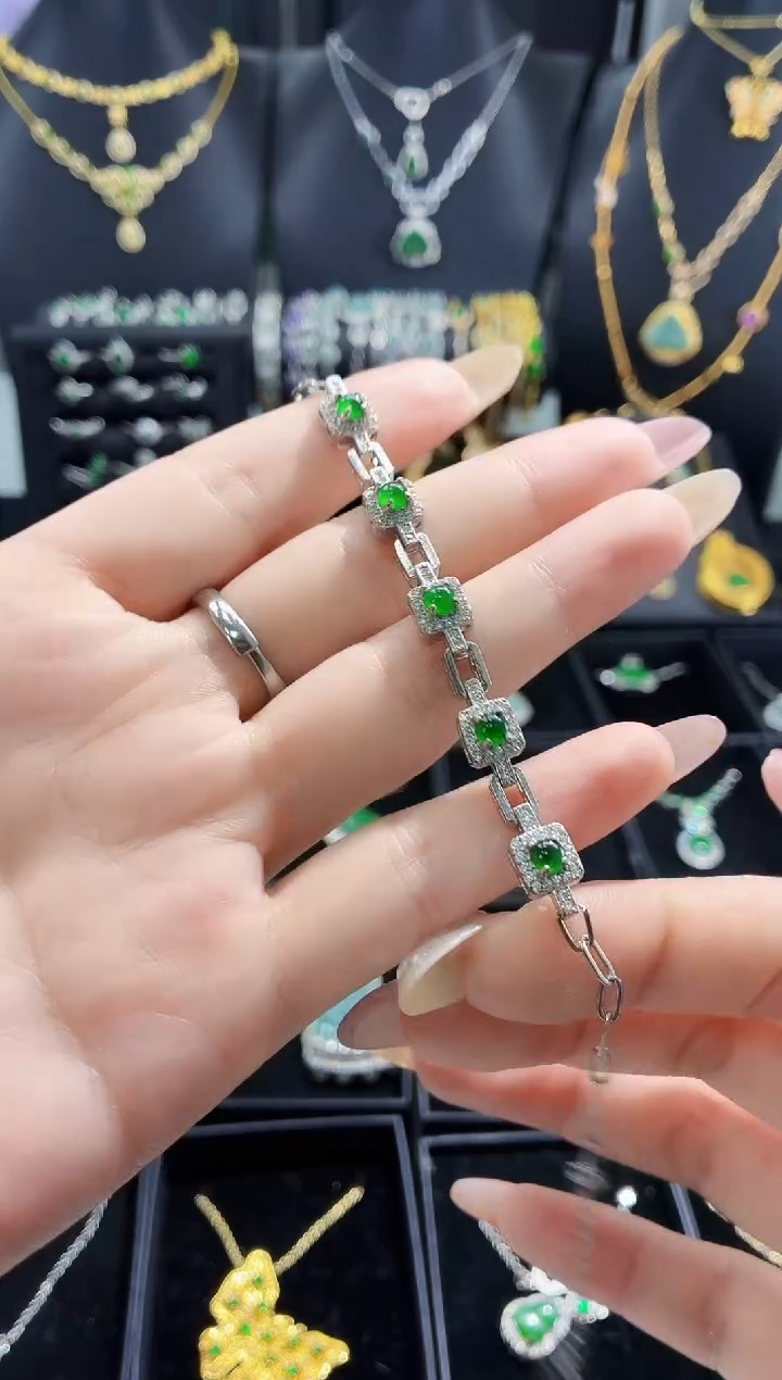 未镶嵌手链翡翠手链