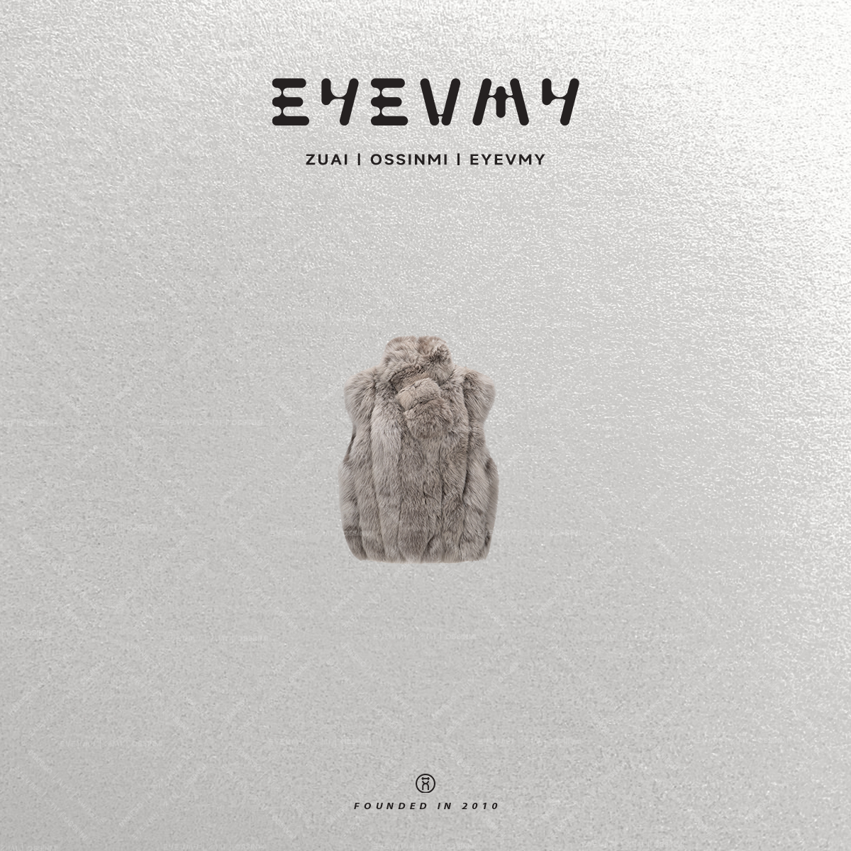 【蓝霜狐马甲】进口狐狸毛 v领可拆卸围脖皮草外套WT54PWK011