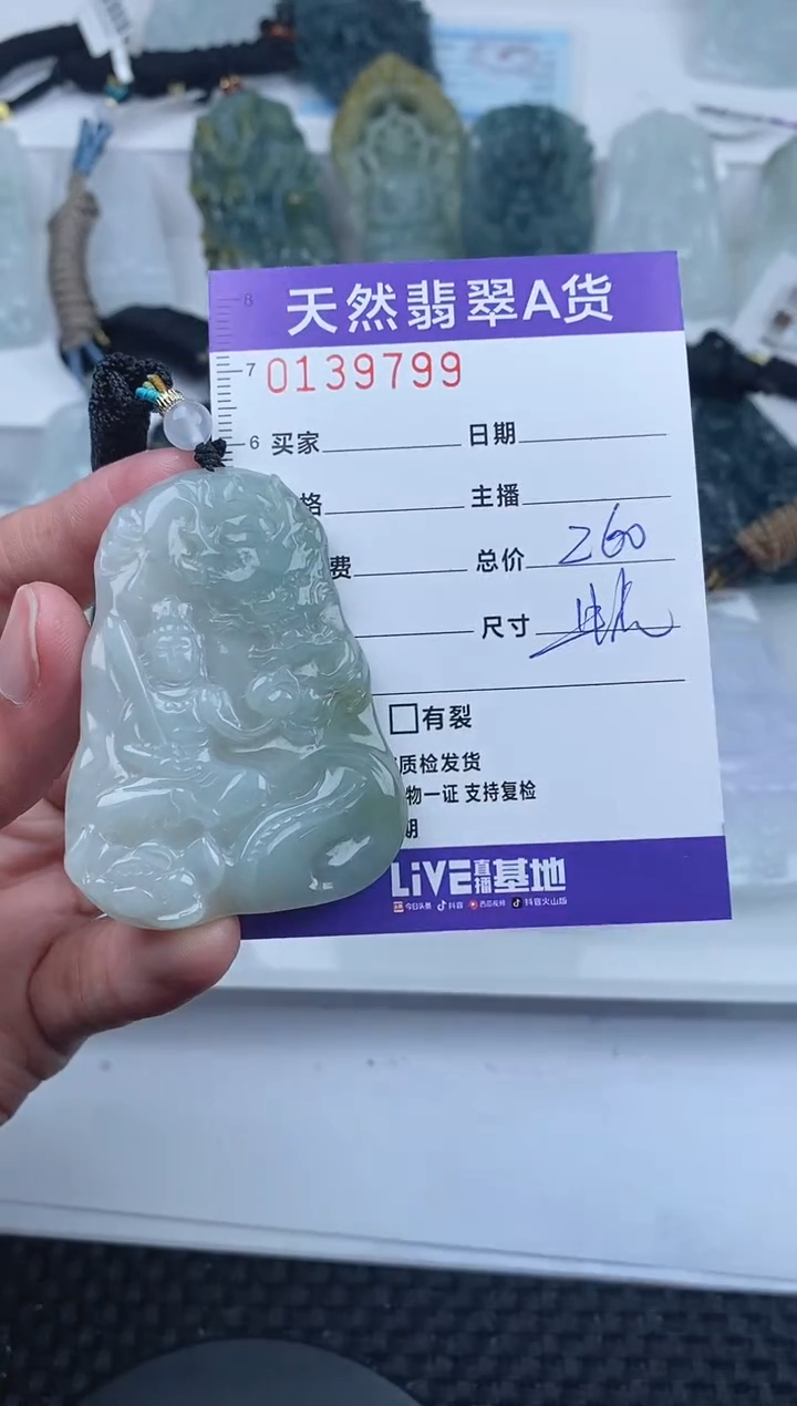【闪购商品】翡翠颈饰未镶嵌       799