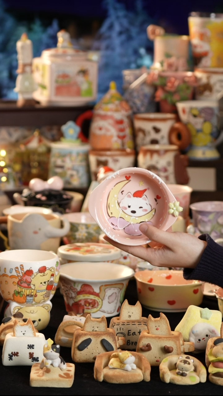 其他陶景德镇釉下彩手绘设计师款陶瓷