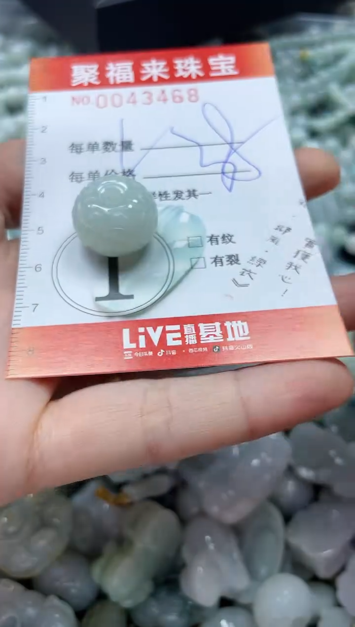 【闪购商品】翡翠颈饰未镶嵌闪购0043468多样性发其一