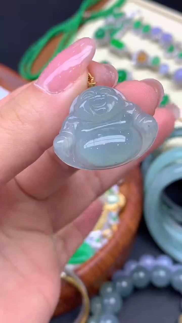 【闪购商品】翡翠颈饰未镶嵌4-天然翡翠