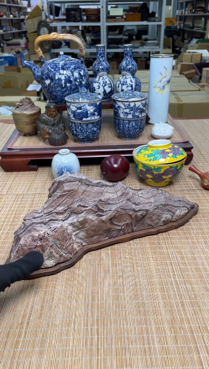 J**.石头摆件中古物品谨慎参拍直播链接