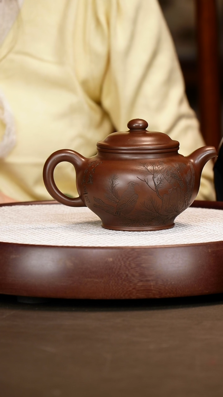 茶壶紫砂【TFZ】紫泥掇只    600CC