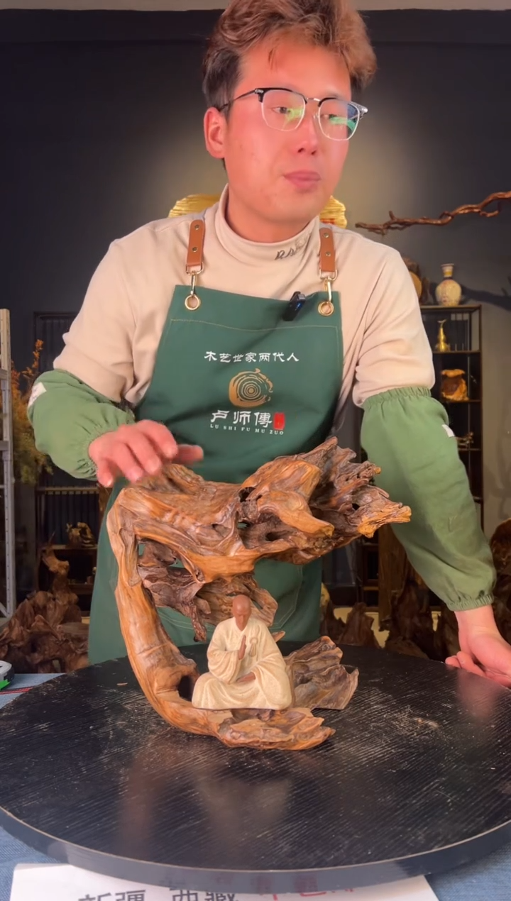 【闪购商品】木卢师傅根艺作品(不包含人物摆件）