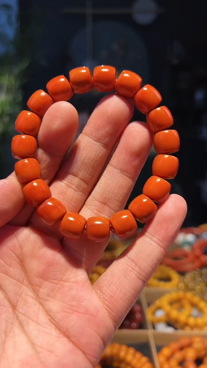 【闪购商品】南红玛瑙手串未镶嵌单圈11+