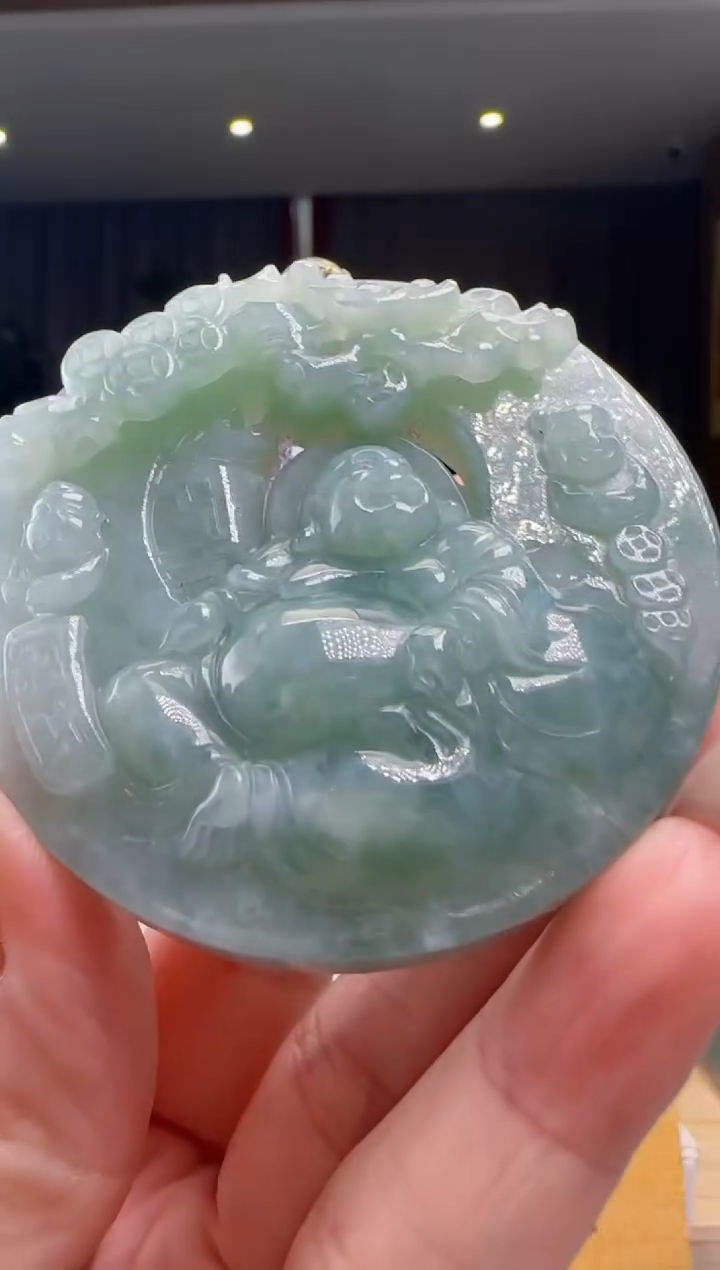 【闪购商品】翡翠颈饰未镶嵌YJ@@960Q3J05365