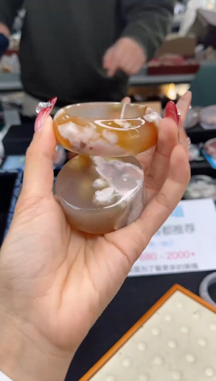 【闪购商品】石英质玉手镯未镶嵌54圈口（赠品镯心）3600036