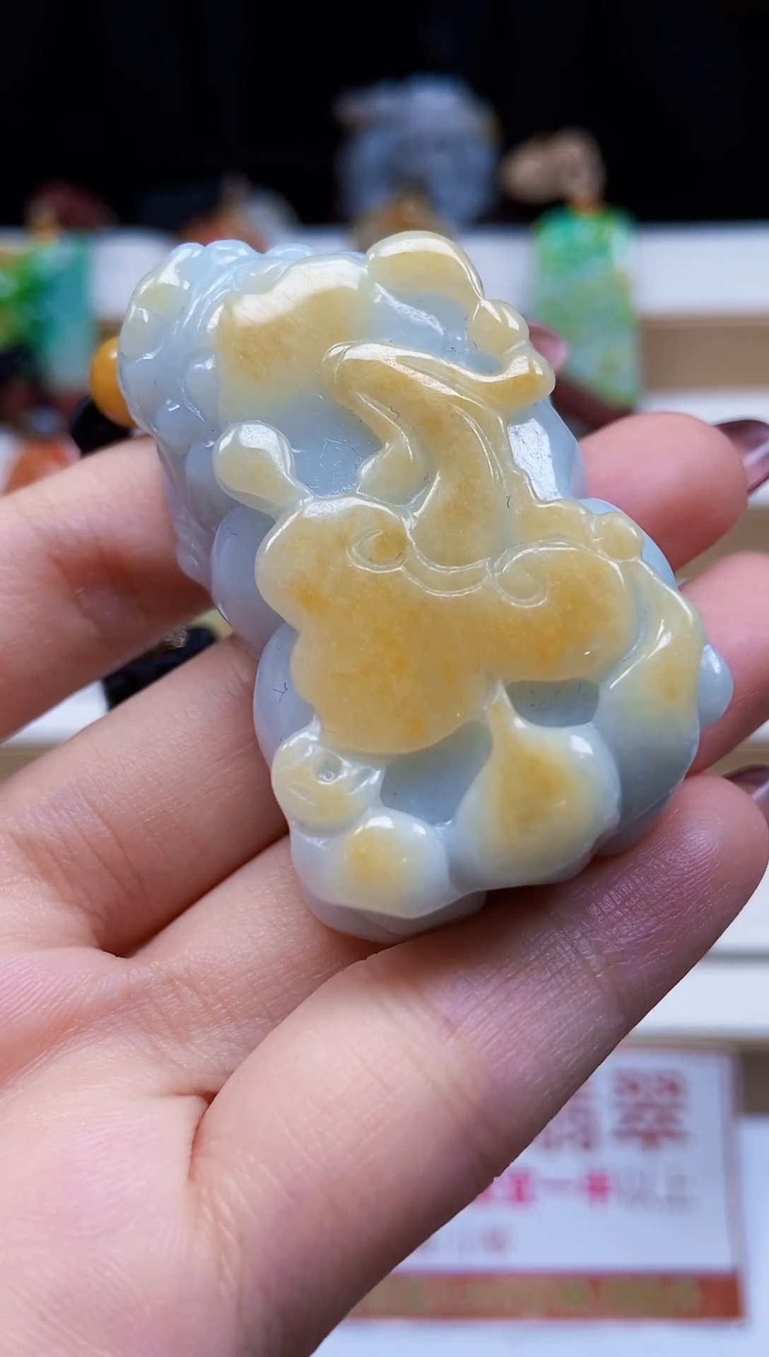 颈饰未镶嵌翡翠翡翠A货