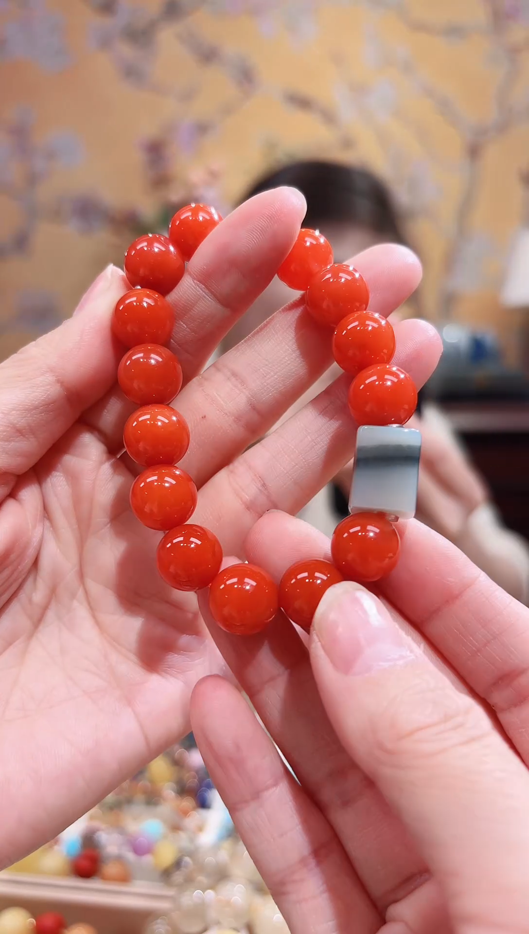 未镶嵌手链南红玛瑙设计款手串
