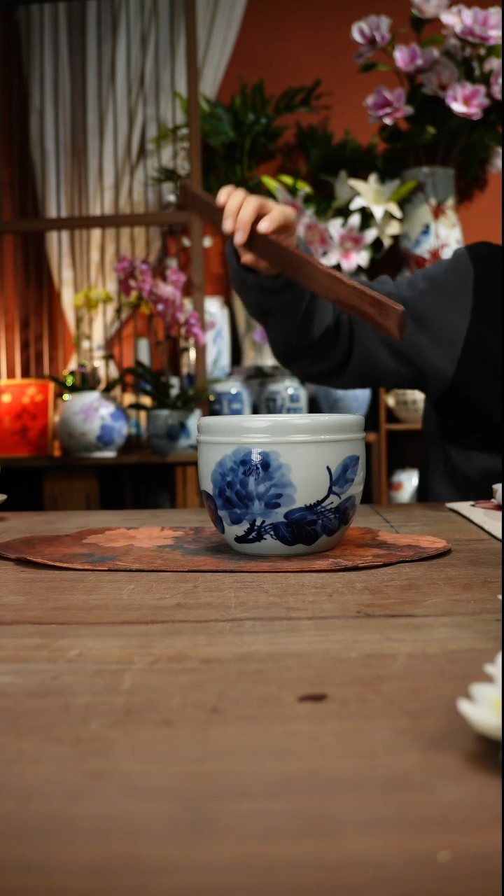 现代高温釉下彩手绘陶瓷餐具