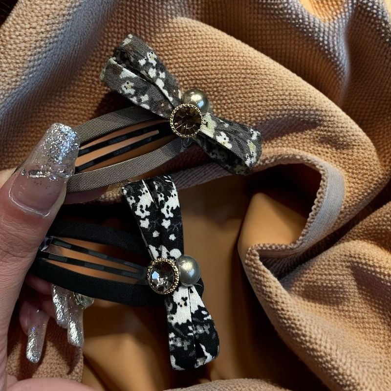 2025新款发卡蝴蝶结鸭嘴夹BB卡