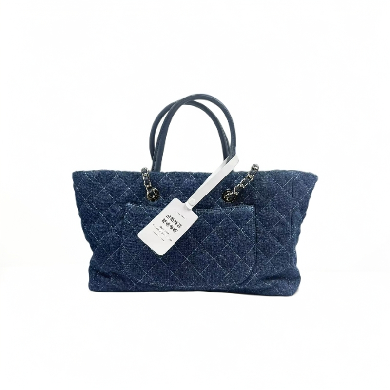 LQ-WITH-QUEEN真皮女包手提托特蓝色-牛0641