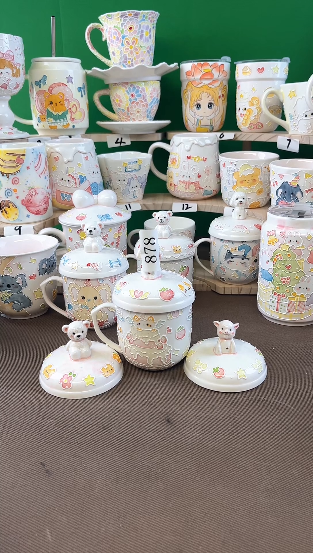 【闪购商品】沐造景德镇高温釉下手绘濑户烧陶瓷878