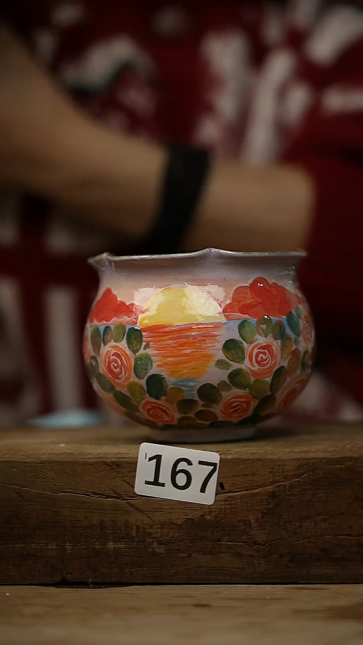 【闪购商品】瓷片油画风·彩绘·设计师石一款  手握