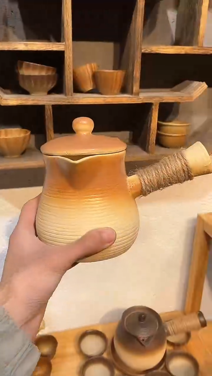 【闪购商品】750ml收腰逸品罐罐壶+陶瓷盖