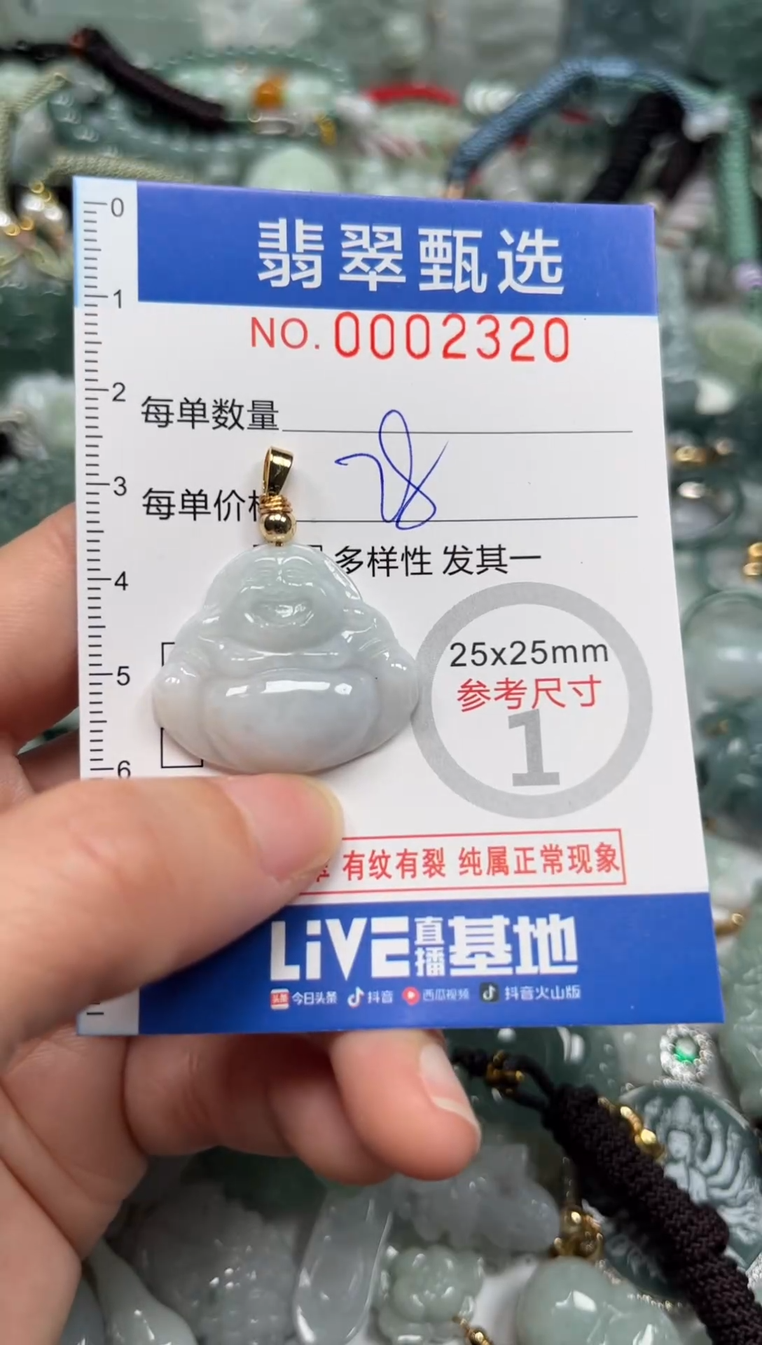 【闪购商品】翡翠颈饰未镶嵌00..2320