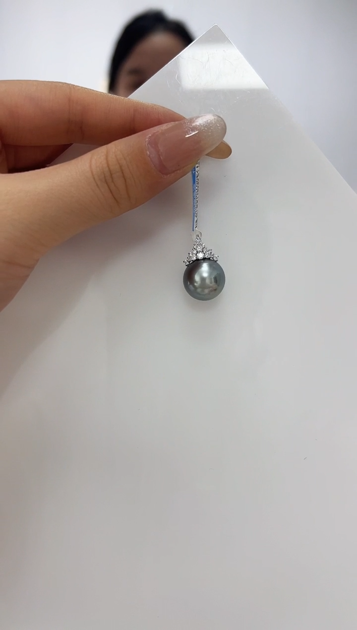 【闪购商品】海水珍珠DA18K金镶嵌ss174 大溪地吊坠 13
