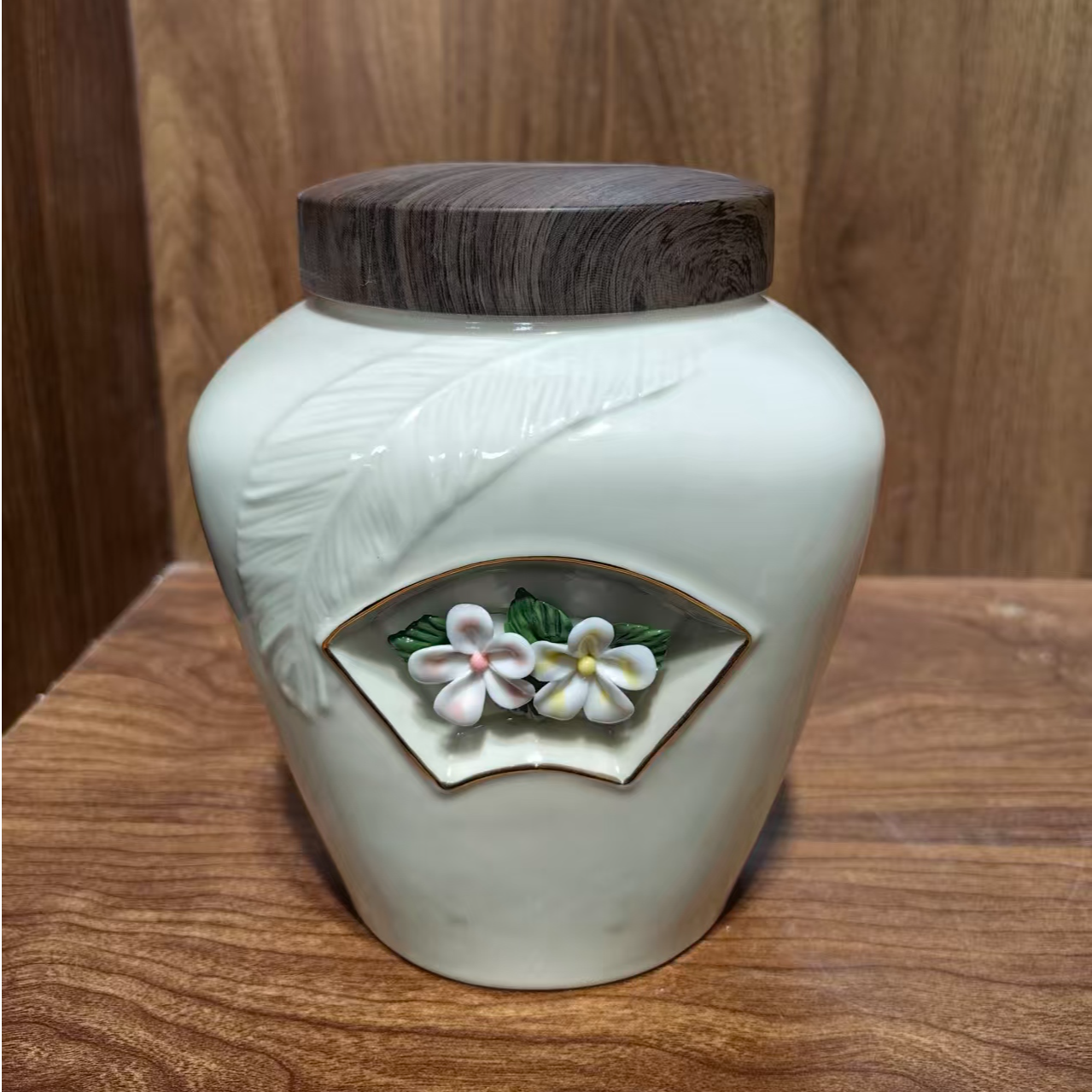 仿古瓷 A530景德镇制陶瓷茶叶罐一件