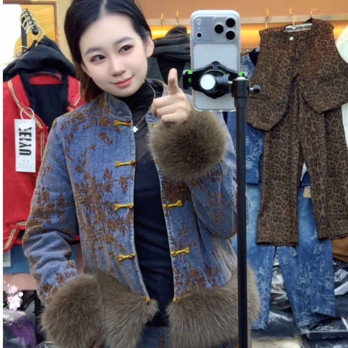 中国风休闲风时尚上衣设计师民族风冬季中式时尚