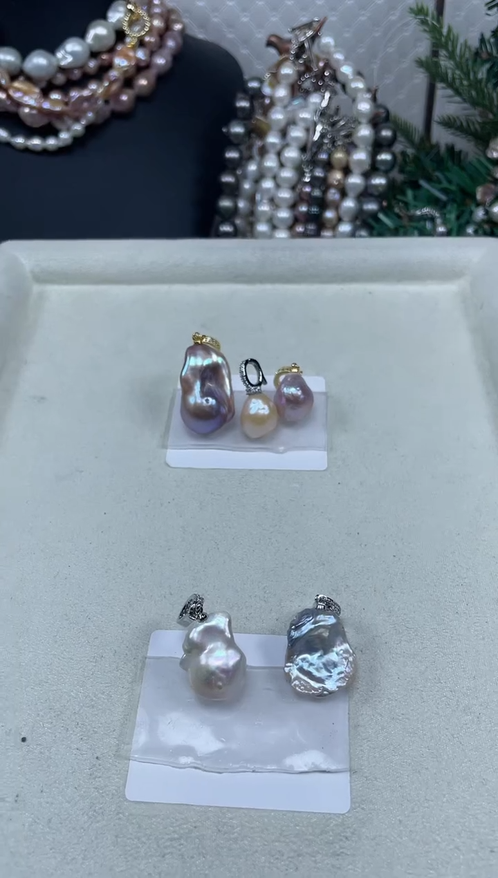 【闪购商品】淡水珍珠吊坠(不含链)未镶嵌【纯恬珍珠】