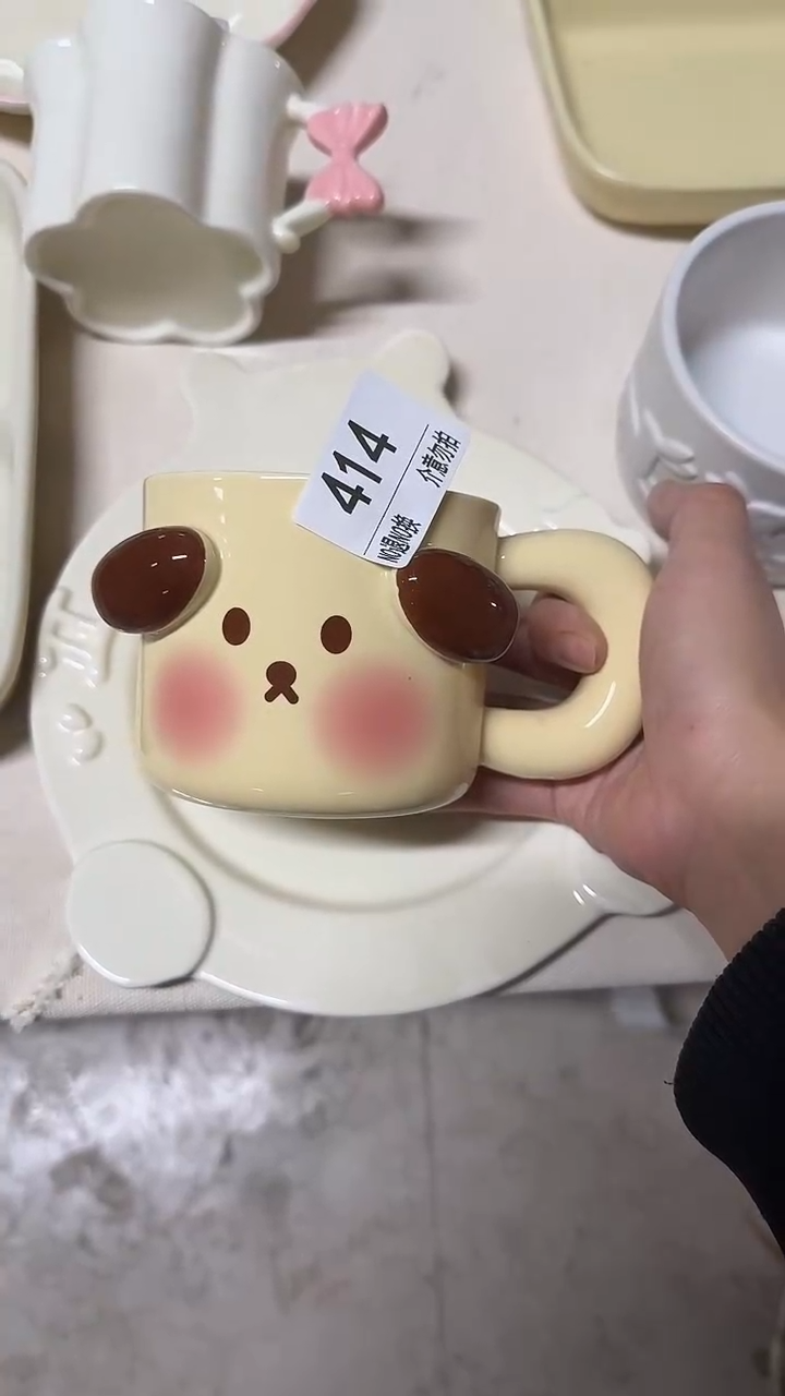 陶瓷手柄款微瑕四单包邮414